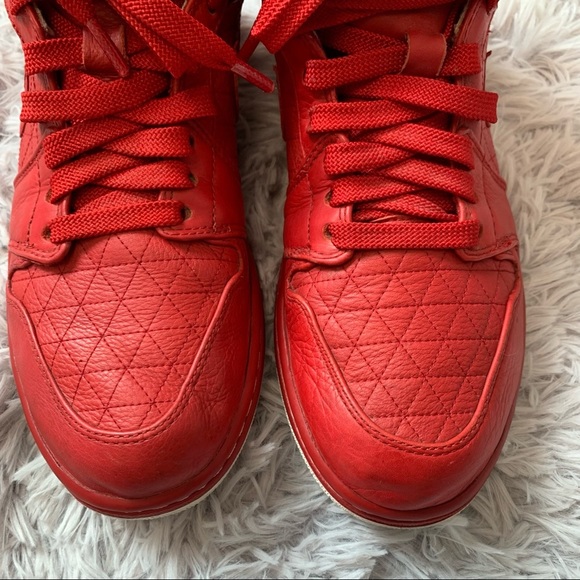 NIKE AIR JORDAN 1 Retro Phat Premier Varsity Red Sneakers Red Size 9 - Picture 9 of 13
